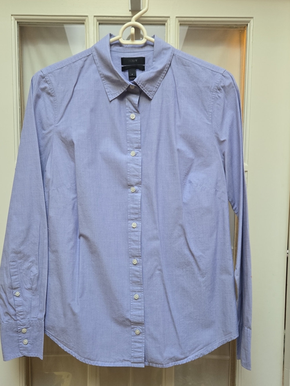 J. Crew Women's Blue-Violet Button-front Shirt